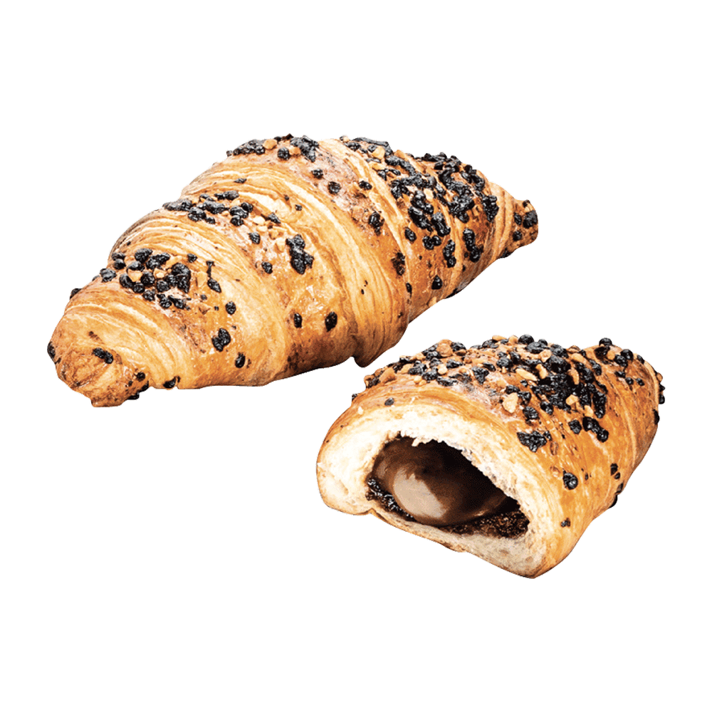 Croissant Mantequilla Relleno Chocolate y Avellana